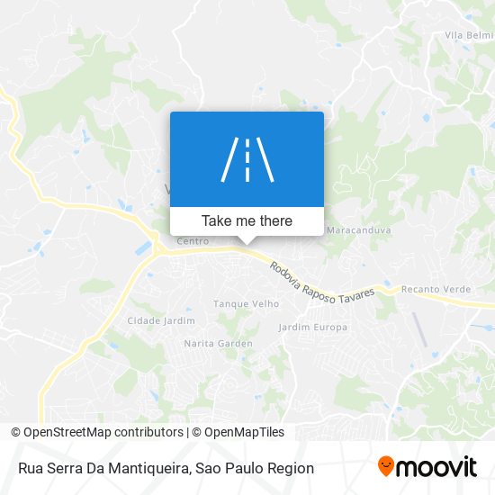 Rua Serra Da Mantiqueira map