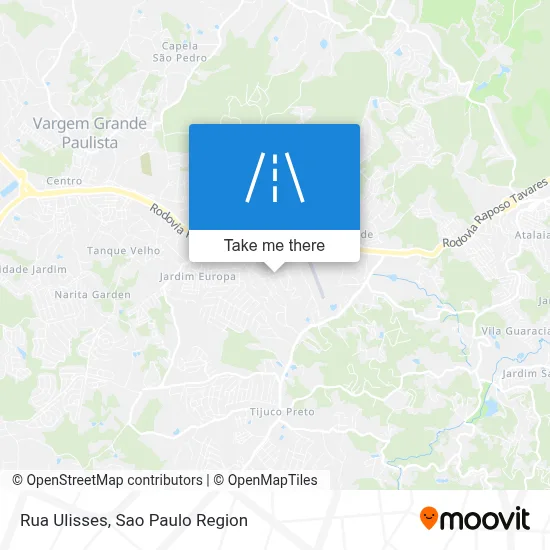 Rua Ulisses map