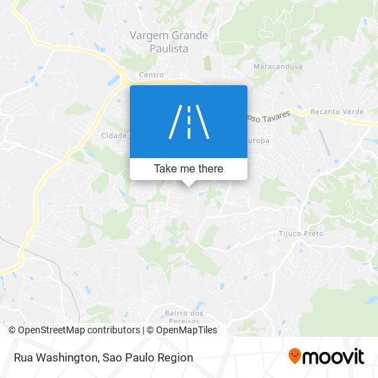 Rua Washington map