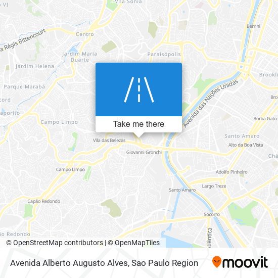 Mapa Avenida Alberto Augusto Alves