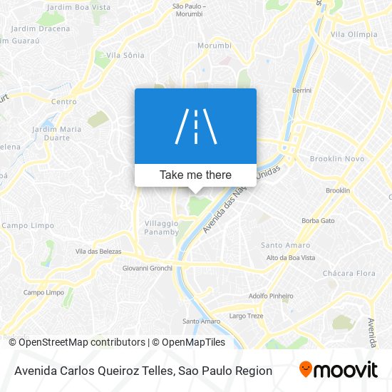 Avenida Carlos Queiroz Telles map