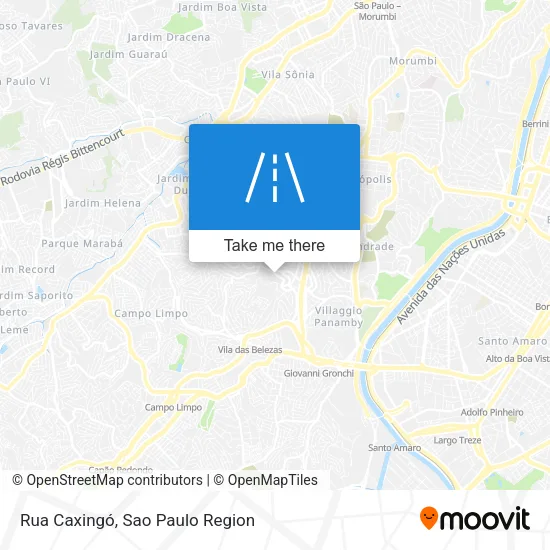 Rua Caxingó map