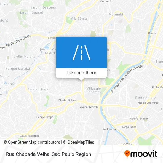 Rua Chapada Velha map