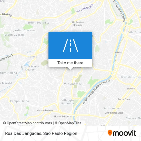 Rua Das Jangadas map