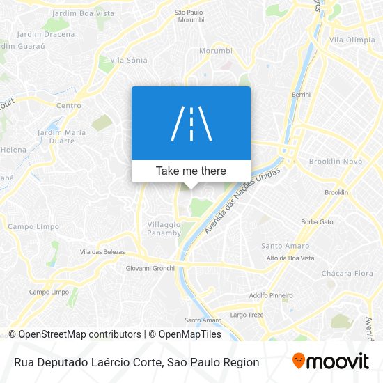 Rua Deputado Laércio Corte map