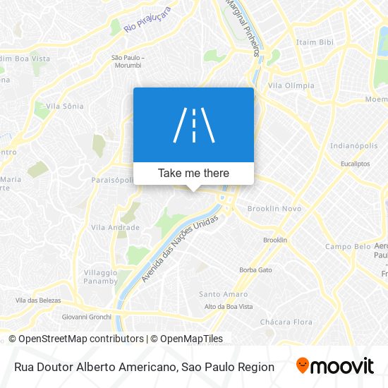 Rua Doutor Alberto Americano map