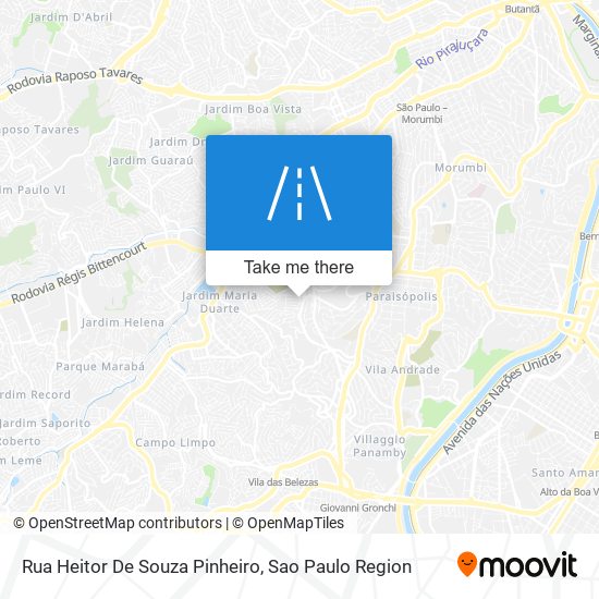 Rua Heitor De Souza Pinheiro map