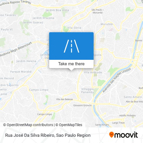 Rua José Da Silva Ribeiro map