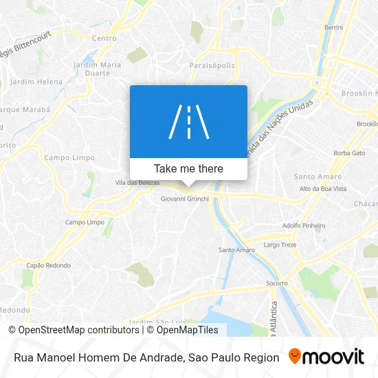 Rua Manoel Homem De Andrade map