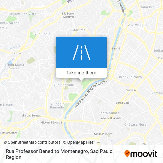 Rua Professor Benedito Montenegro map