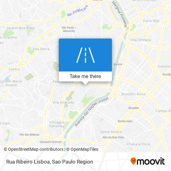 Rua Ribeiro Lisboa map