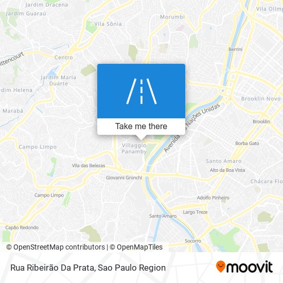 Rua Ribeirão Da Prata map