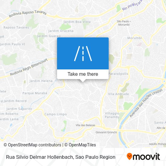 Rua Silvio Delmar Hollenbach map