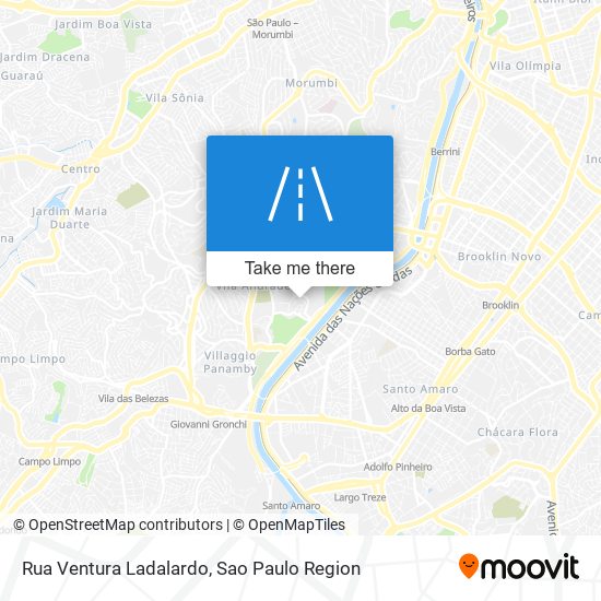 Rua Ventura Ladalardo map