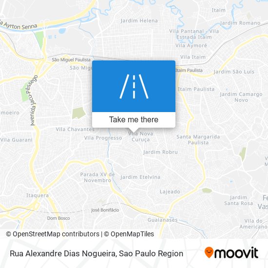 Mapa Rua Alexandre Dias Nogueira