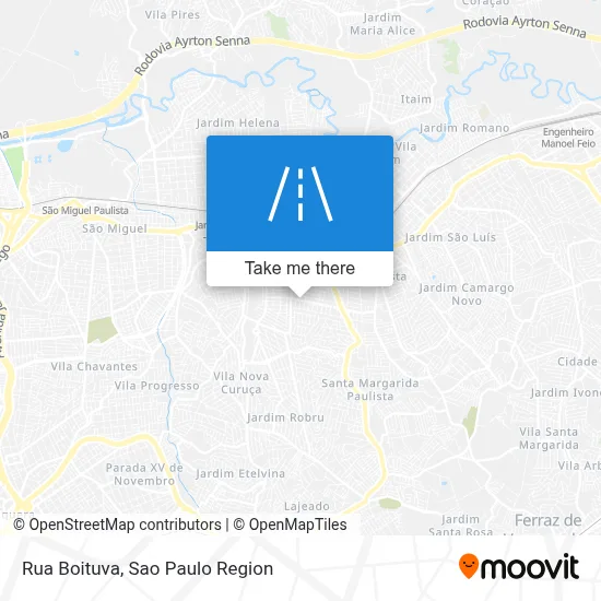 Rua Boituva map