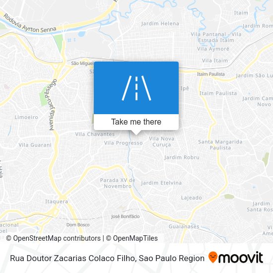 Rua Doutor Zacarias Colaco Filho map