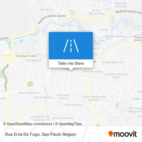 Rua Erva Do Fogo map