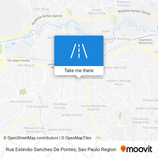 Rua Estevão Sanches De Pontes map