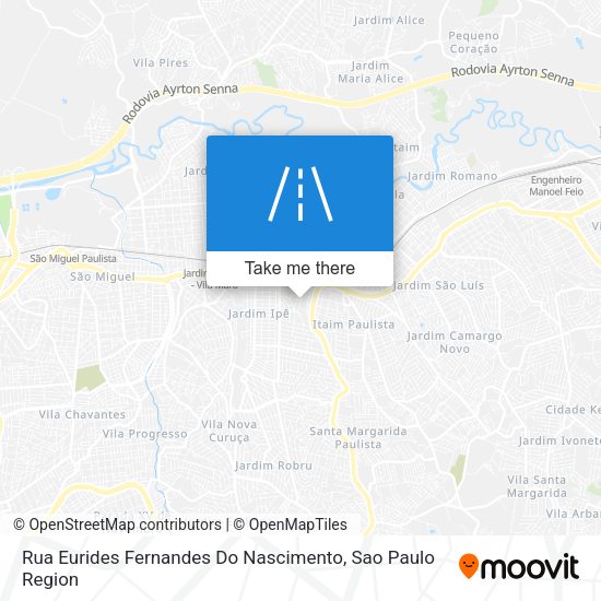 Rua Eurides Fernandes Do Nascimento map