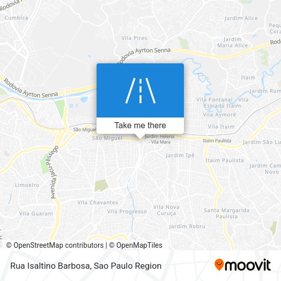 Rua Isaltino Barbosa map