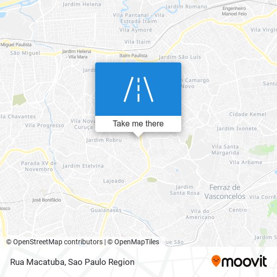 Mapa Rua Macatuba