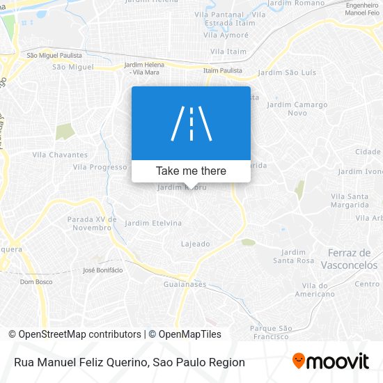 Rua Manuel Feliz Querino map