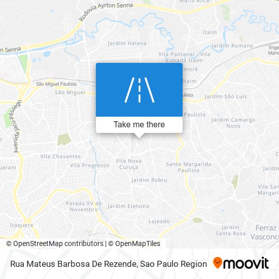 Rua Mateus Barbosa De Rezende map