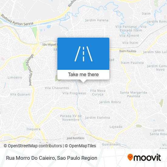 Mapa Rua Morro Do Caieiro