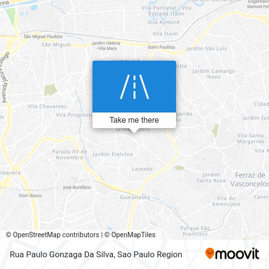 Rua Paulo Gonzaga Da Silva map