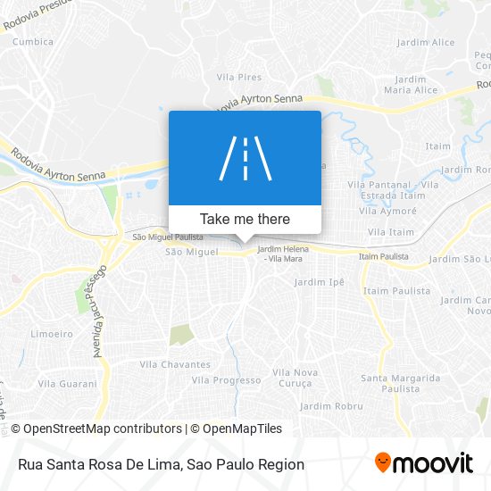 Rua Santa Rosa De Lima map