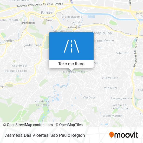 Alameda Das Violetas map