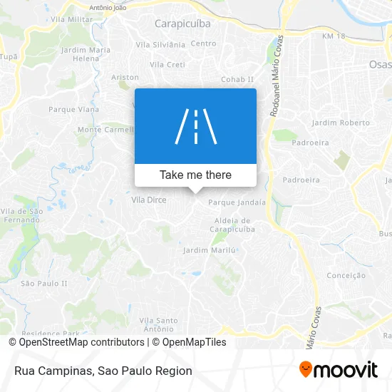 Rua Campinas map