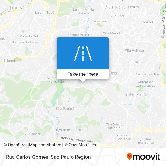 Rua Carlos Gomes map