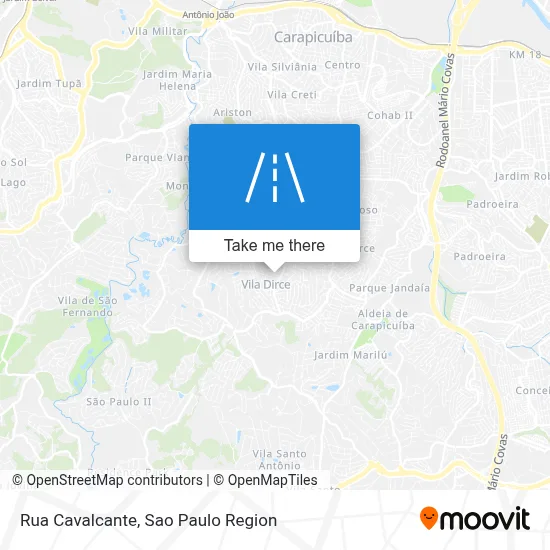 Rua Cavalcante map