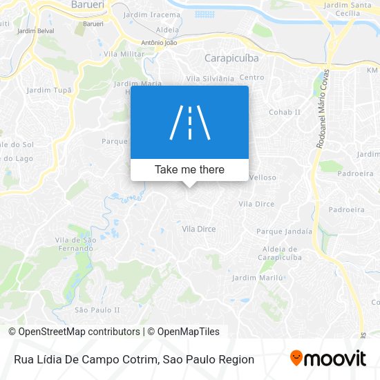 Rua Lídia De Campo Cotrim map
