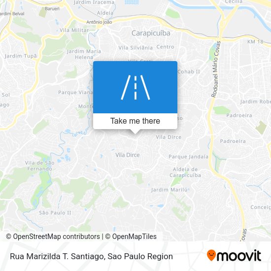 Rua Marizilda T. Santiago map