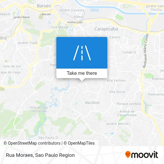 Rua Moraes map