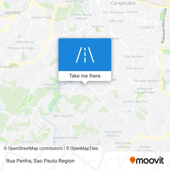 Rua Penha map
