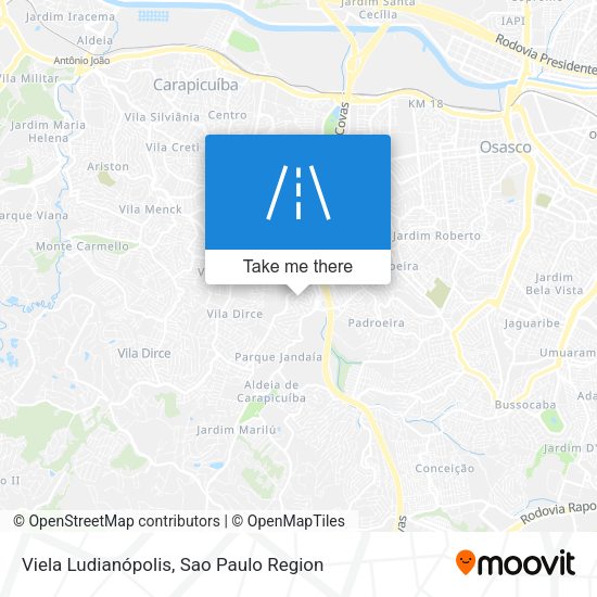 Viela Ludianópolis map