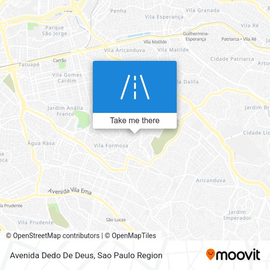 Avenida Dedo De Deus map