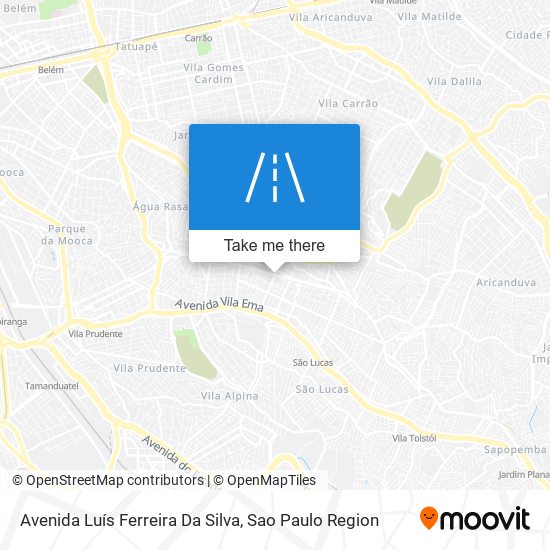 Mapa Avenida Luís Ferreira Da Silva
