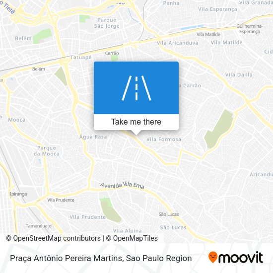 Praça Antônio Pereira Martins map