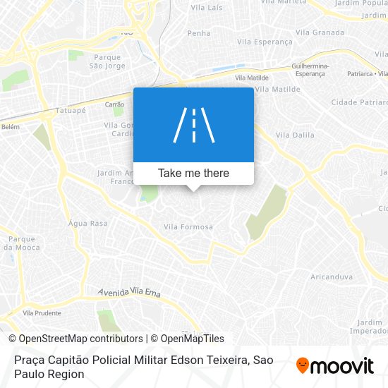 Praça Capitão Policial Militar Edson Teixeira map