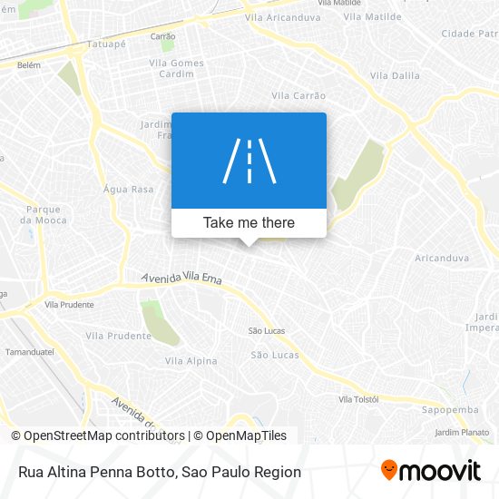 Rua Altina Penna Botto map