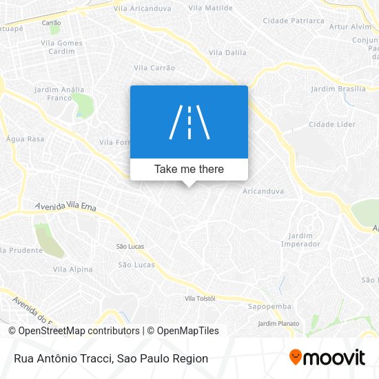 Rua Antônio Tracci map