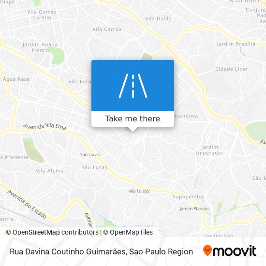 Mapa Rua Davina Coutinho Guimarães