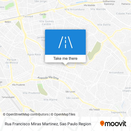 Rua Francisco Miras Martinez map