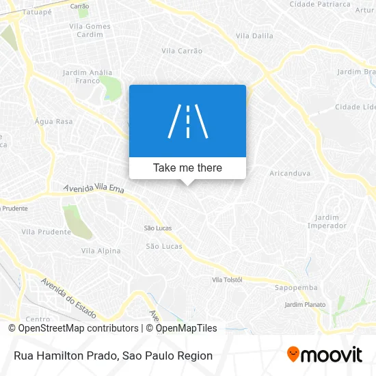 Rua Hamilton Prado map