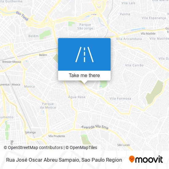 Mapa Rua José Oscar Abreu Sampaio